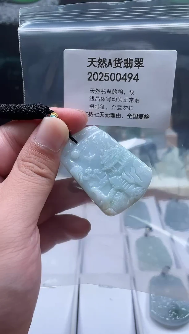 翡翠未镶嵌颈饰遥遥领衔06240009