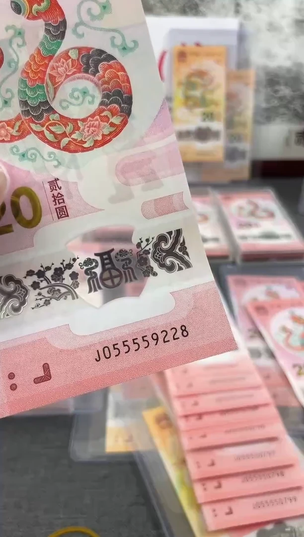 【闪购商品】塑料蛇钞九龙令05头尾号9228