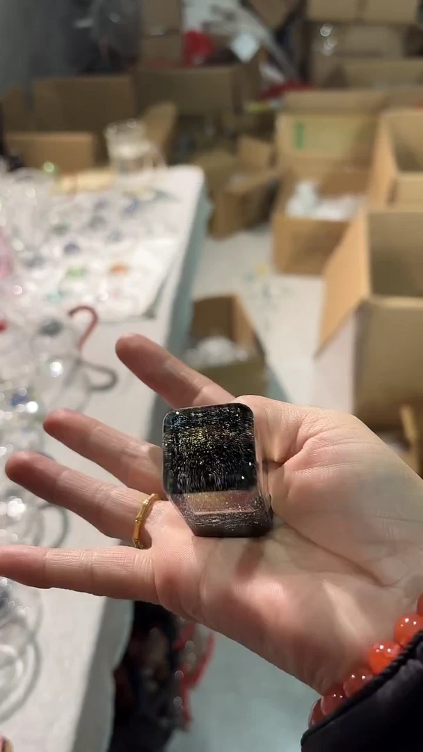 手工艺品玻璃方盖置