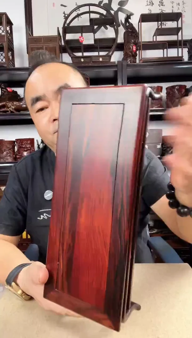 木老李红木工艺品355瑕疵