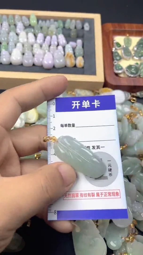 颈饰未镶嵌翡翠天然A货翡翠