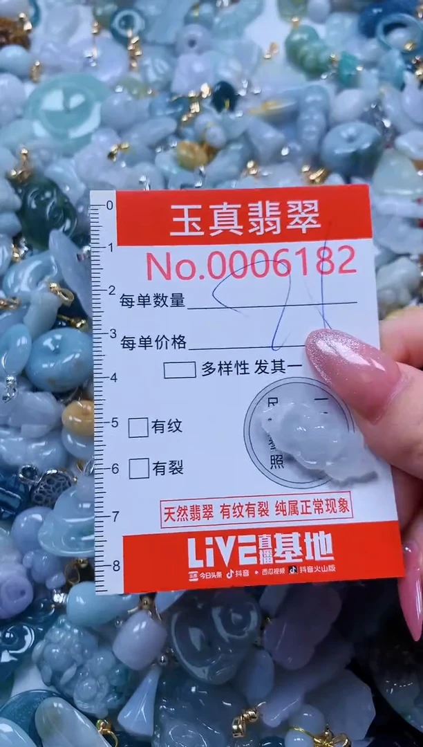 翡翠未镶嵌吊坠(不含链)6182
