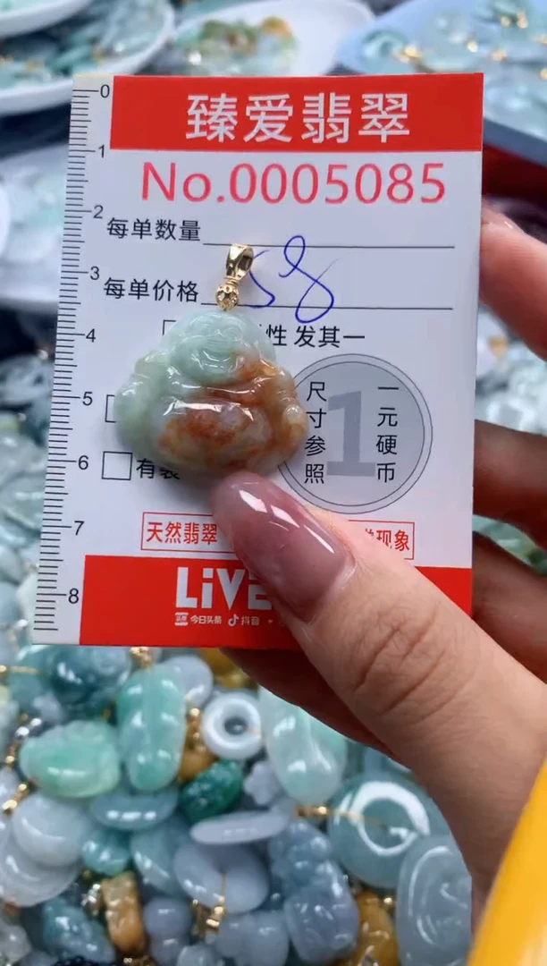 翡翠未镶嵌吊坠(不含链)5085