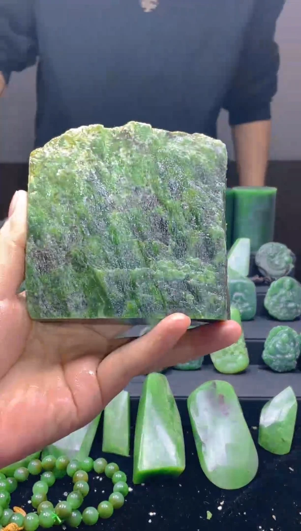 未镶嵌和田玉珠宝半成品1