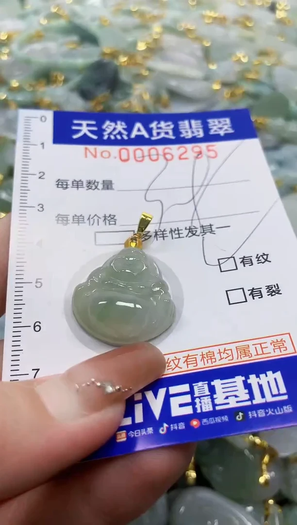 颈饰未镶嵌翡翠天然A货翡翠