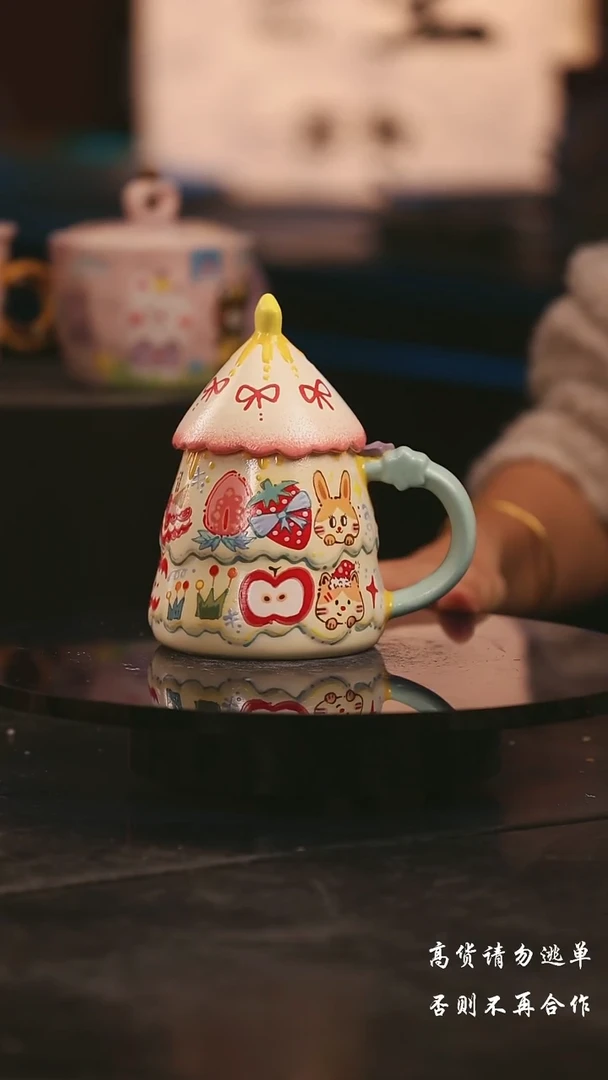 陶瓷景德镇可爱设计师款陶瓷