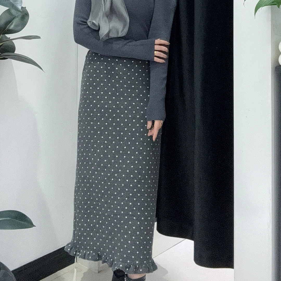 MADANY新款波点半身裙(实体店款NO退NO换)