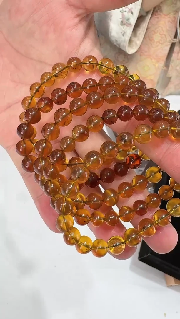 未镶嵌颈饰琥珀琥珀0525054随机发仅一件