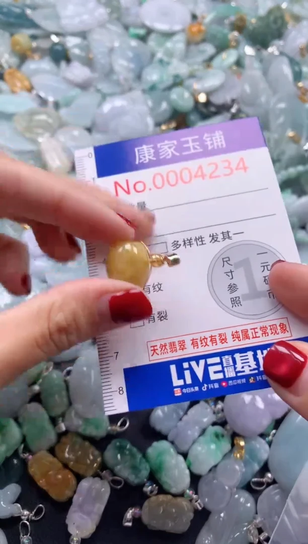 颈饰未镶嵌翡翠4234