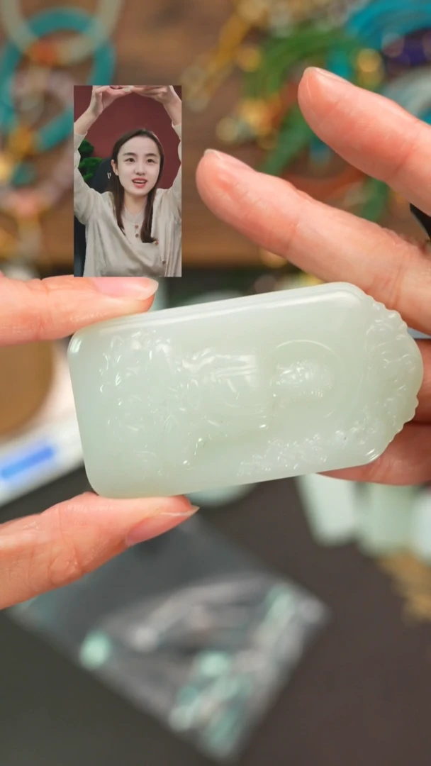 吊坠(不含链)未镶嵌和田玉墨*遇见匠心品质回血