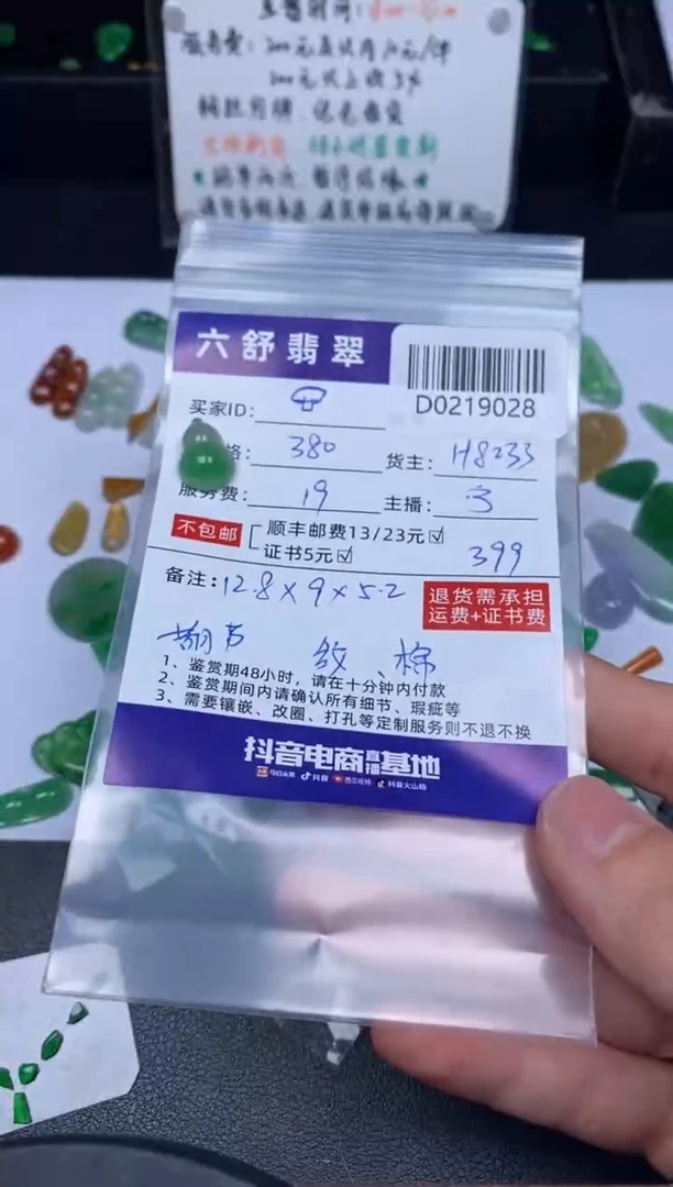 【闪购商品】翡翠吊坠(不含链)未镶嵌D0219028