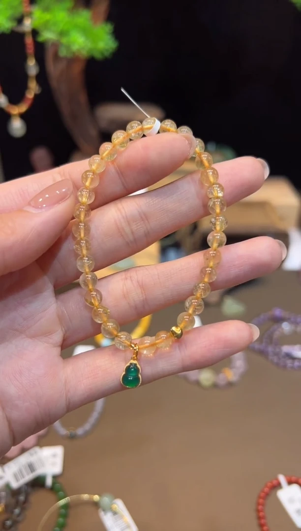 水晶手链未镶嵌手饰@@