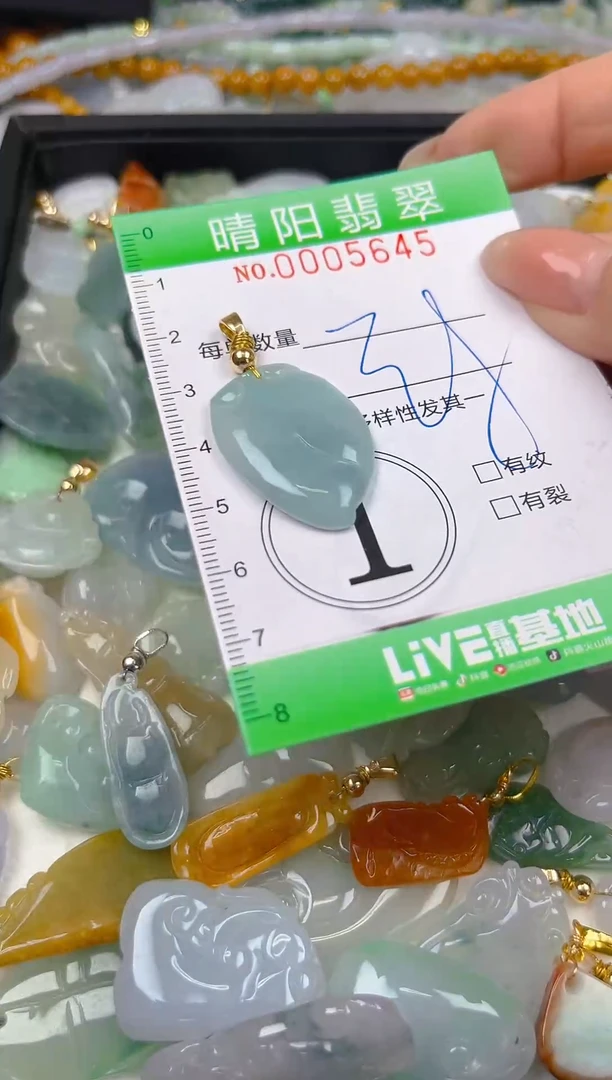 翡翠未镶嵌颈饰闪购0005645