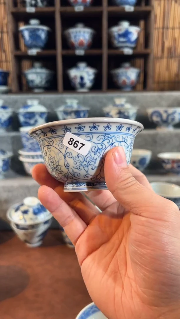 【闪购商品】867天禄言瓷的手绘茶器