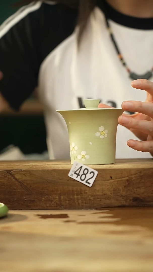 瓷片粉引·系列/设计师 牧渔 款