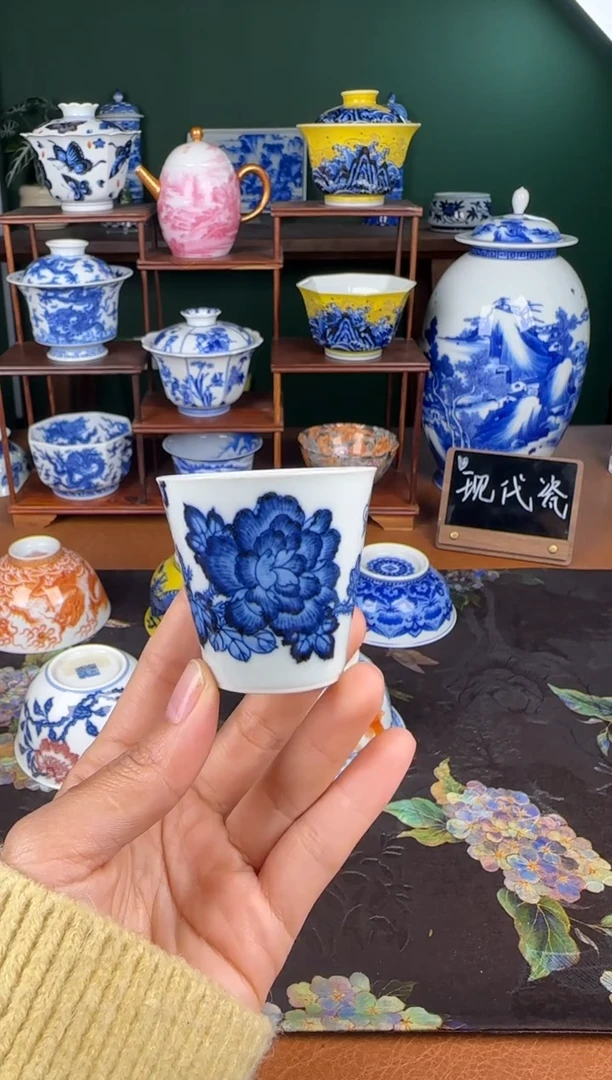 杯水造。芙蓉花小可乐杯