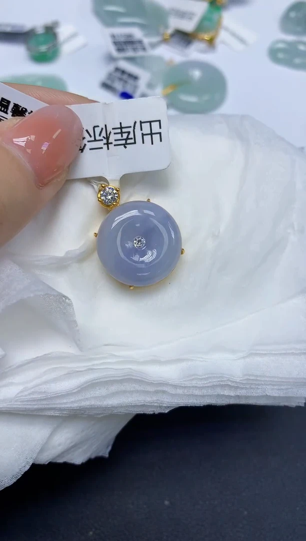 颈饰未镶嵌翡翠天然缅甸翡翠A货多样性发一件