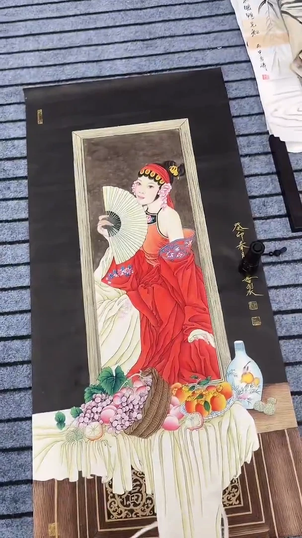 精品四尺人物作品