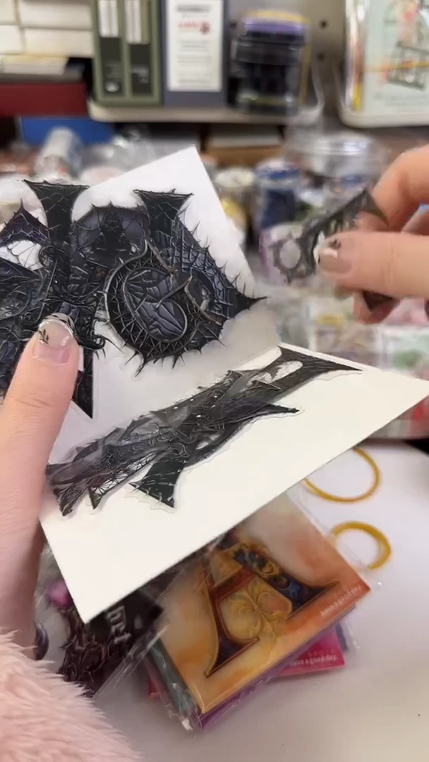 1-4 哥特艺术贴纸 随机5款