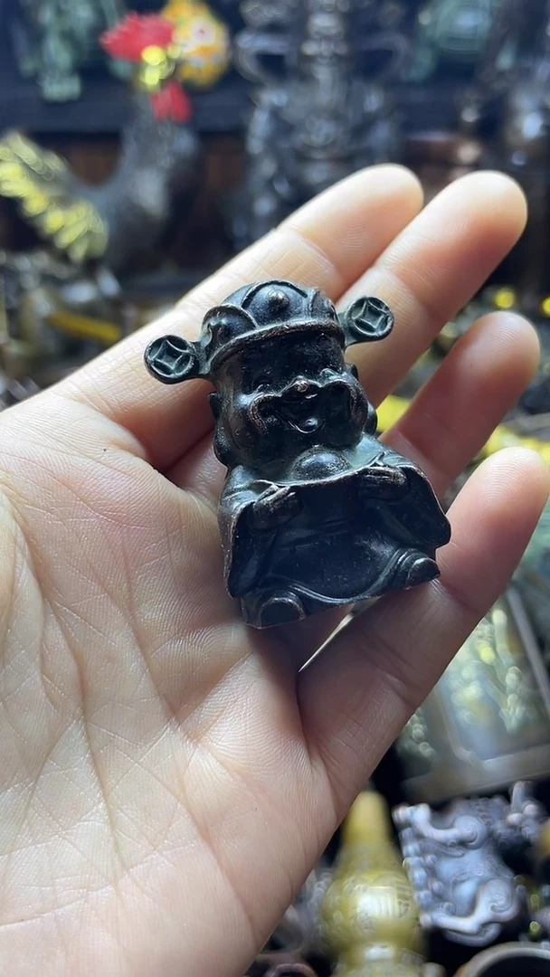 闪购链接，点击下单，有运费险，铜摆件