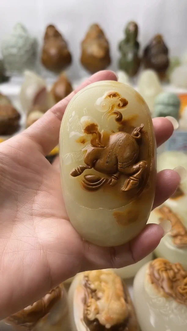 石材古青石棉纹正常不退换猪微瑕