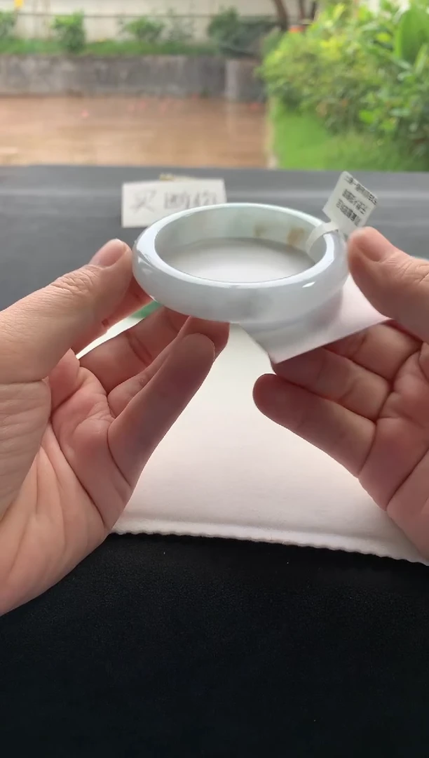 翡翠手镯未镶嵌54.6正圈买断A8712