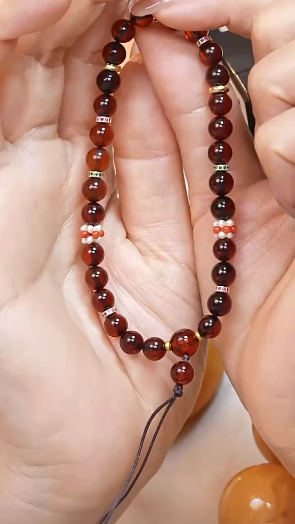 琥珀颈饰未镶嵌6390天然蜜蜡珠宝奇石云端妖孽全部保真