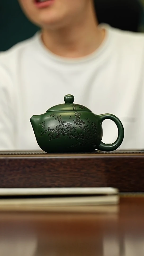 茶壶紫砂宜兴原矿 手工 紫砂壶容量210CC