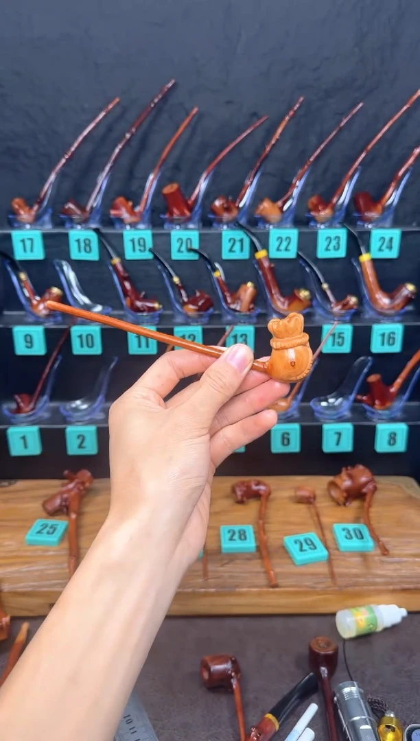 一物一图檬子木手工香烟嘴