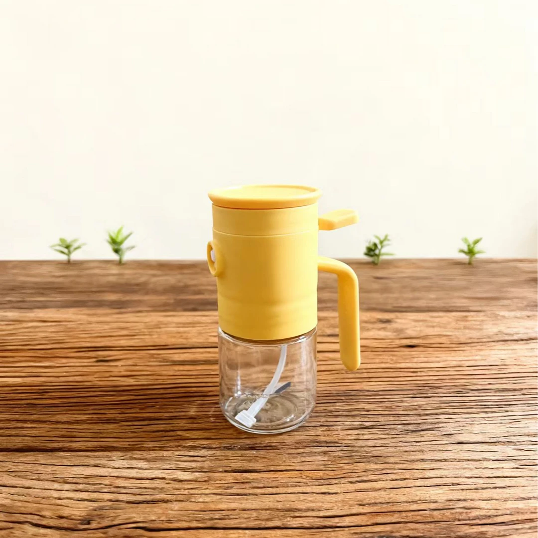 家用玻璃不挂油耐高温油壶