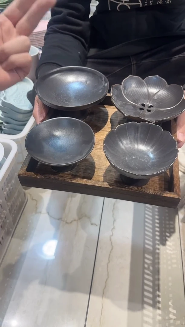 瓷片瓷微瑕商品 介意勿拍 【带托盘】
