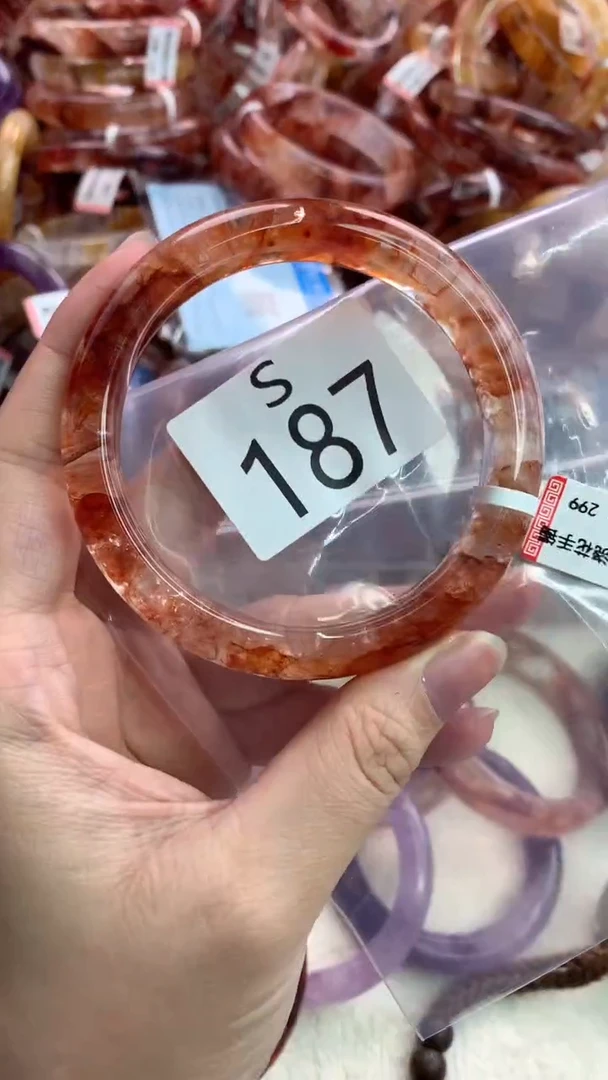 未镶嵌手镯水晶慢*来S187-60