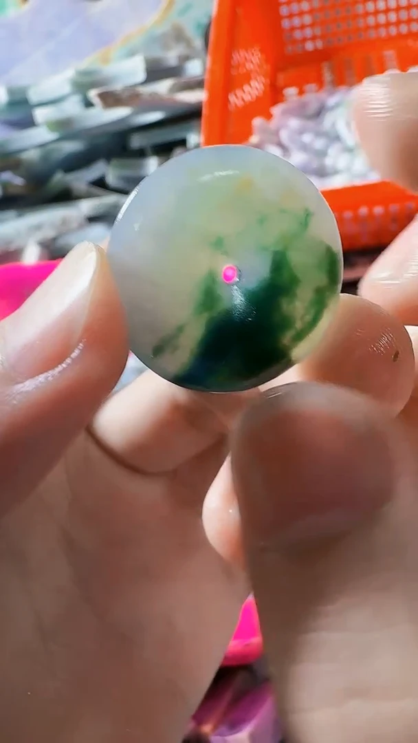 翡翠裸石9****p缅甸翡翠A货文8479