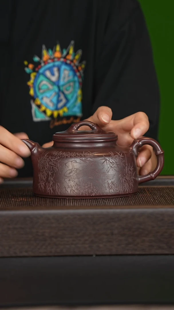 茶壶紫砂宜兴紫砂壶sjk021