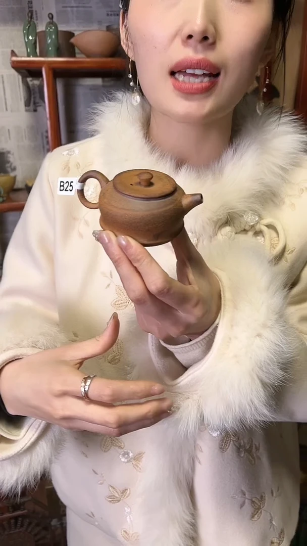 【闪购商品】B25扁复老岩泥茶壶清货专场