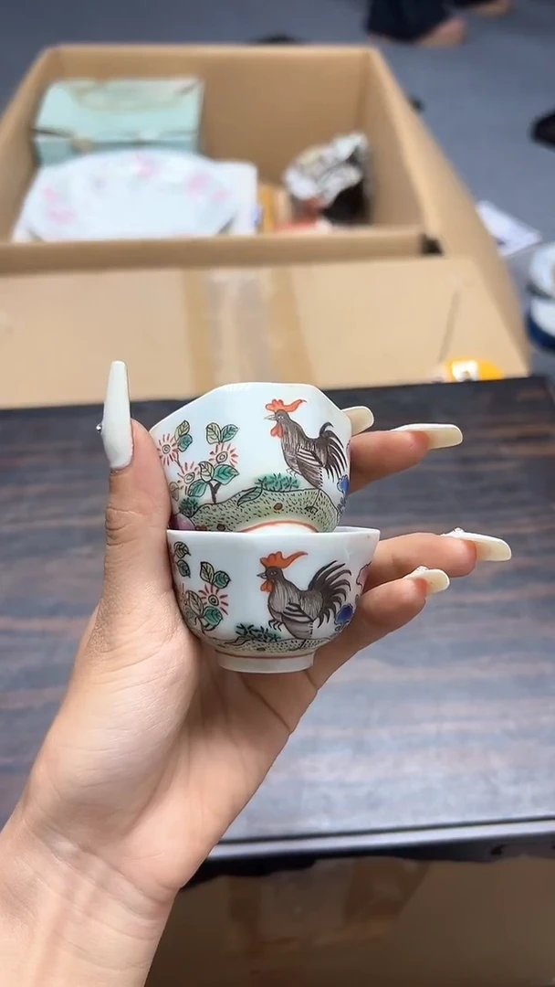 回流工艺品瓷器摆件老破旧