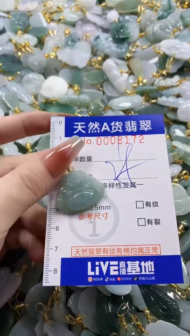 颈饰未镶嵌翡翠天然A货翡翠