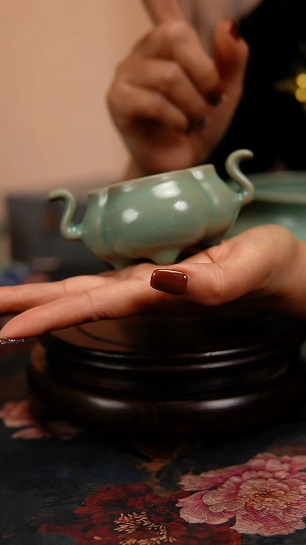 瓷片原产地原矿釉汝瓷