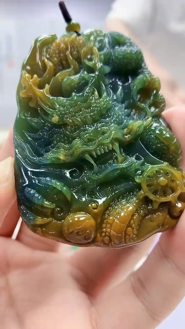 定制翡翠未镶嵌4812bb-毛货挂件56