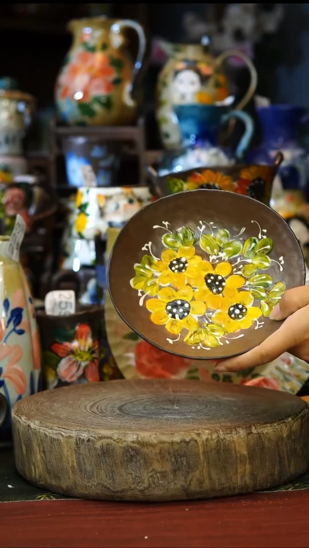 陶瓷279景德镇手工手绘釉下彩