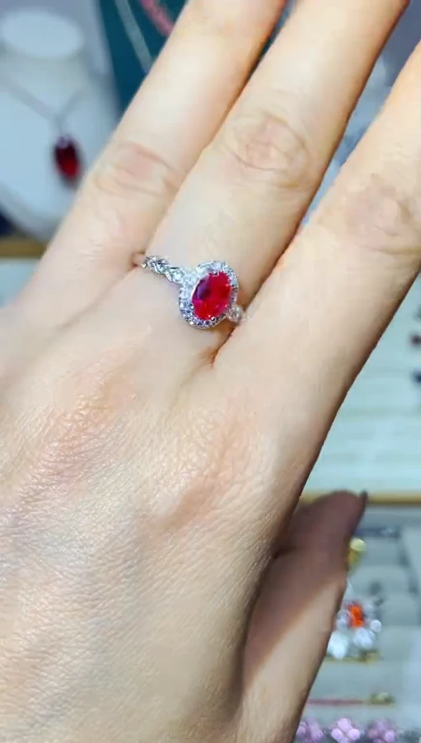 银S925镶嵌耳饰紫晶1