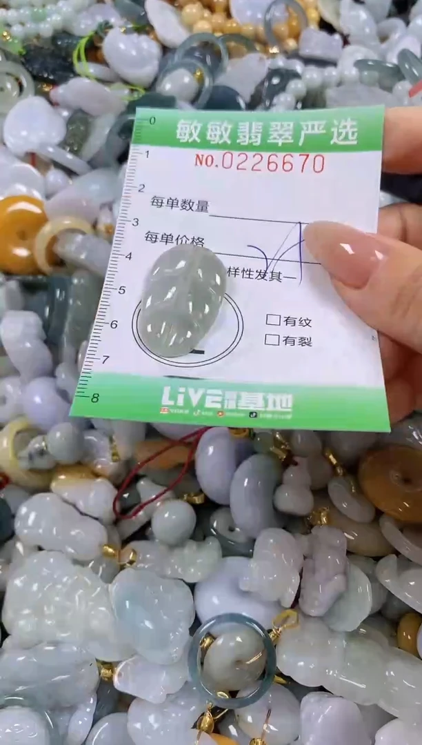 翡翠未镶嵌颈饰闪购0226670