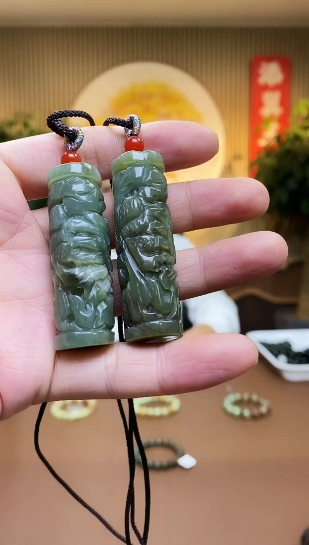 和田玉未镶嵌挂件多样性随机发一