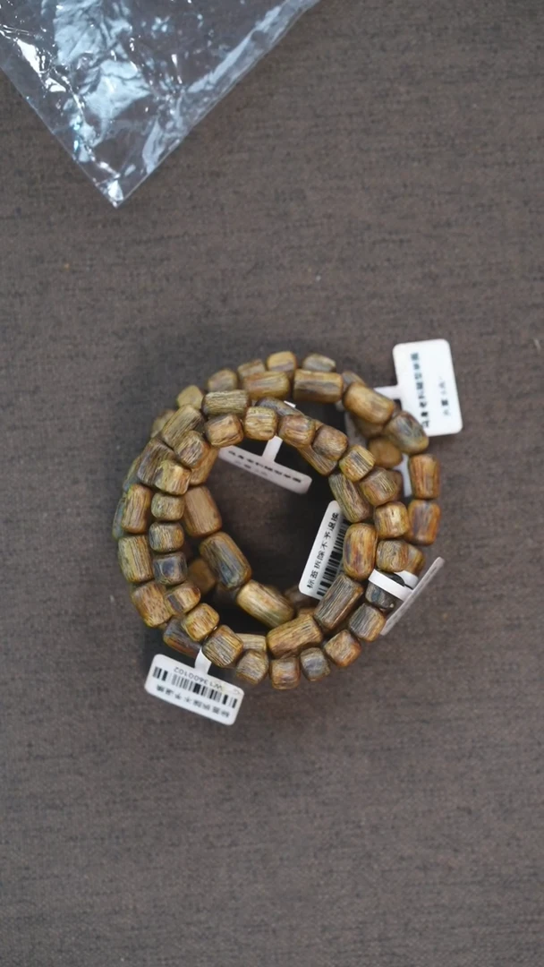 手串沉香乌身老料随型单圈6g+ 多样性发其一