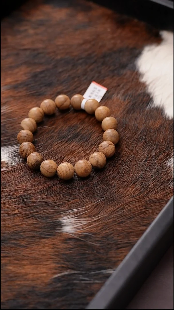 沉香手串厚**物卓CRX601正区达拉干白棋卡13mm15g天然野单圈