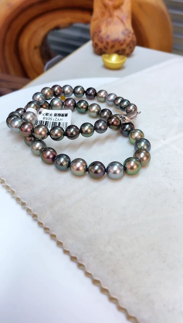 银S925镶嵌颈饰海水珍珠m****n8.1-10.2mm