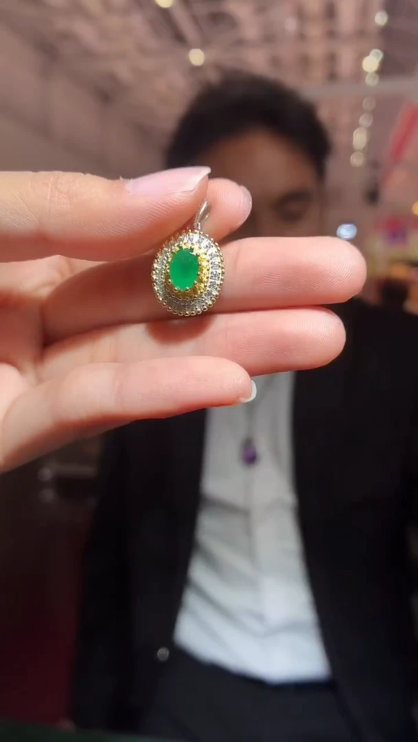 银S925镶嵌其他祖母绿（扎德严选）