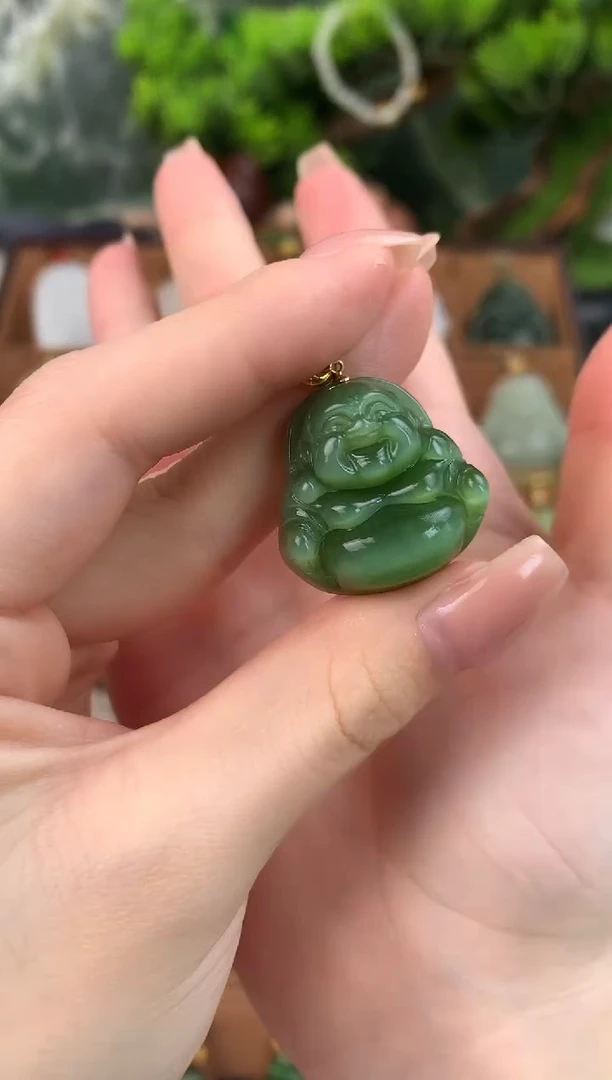颈饰未镶嵌和田玉吊坠25mm