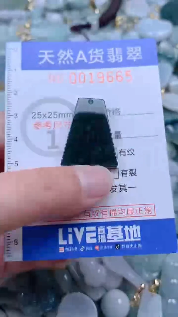翡翠未镶嵌吊坠(不含链)1