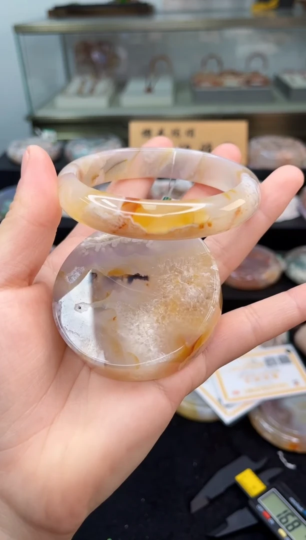 未镶嵌手镯石英质玉62圈口（赠品镯心）1142572